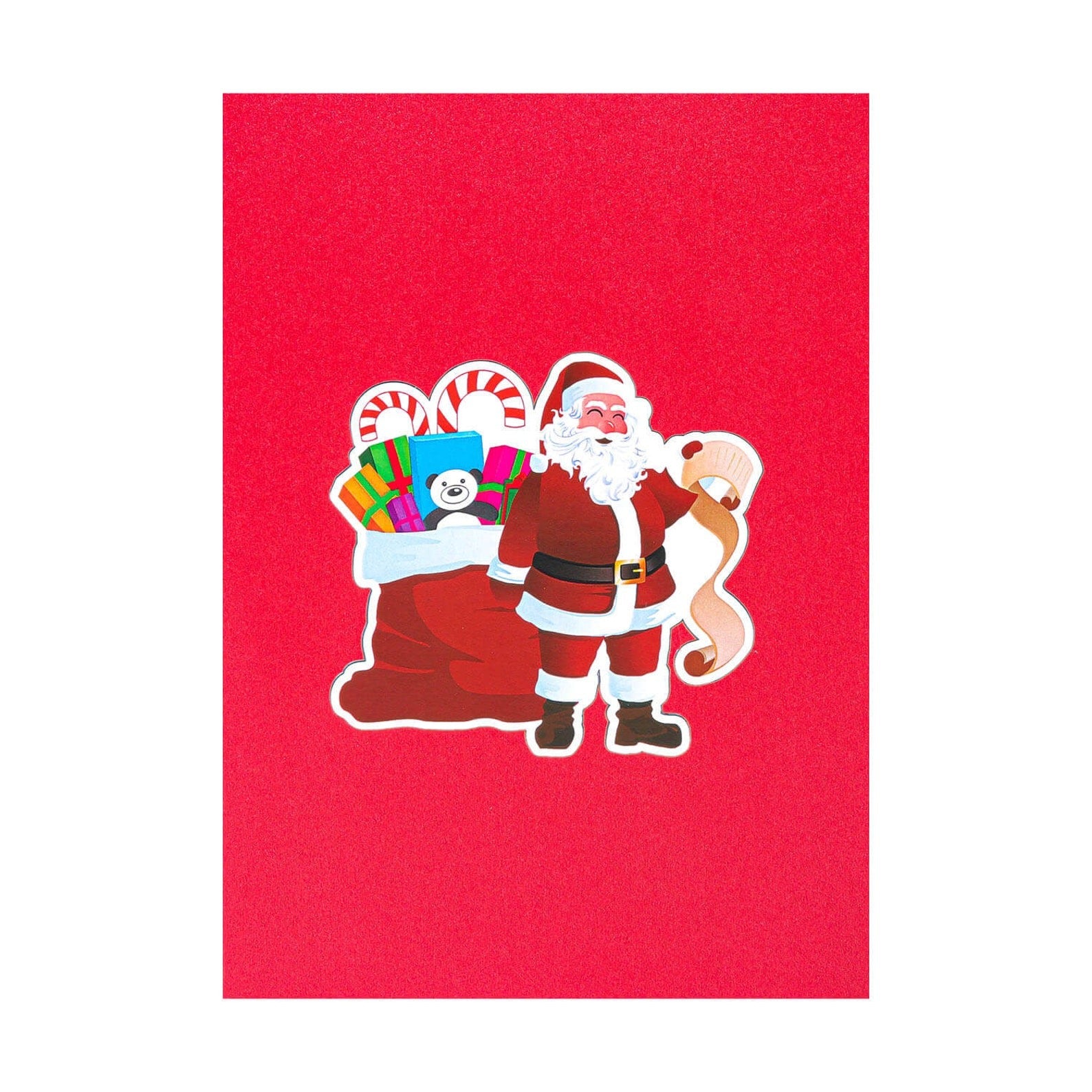 Christmas Pop Up Cards – Santa with Christmas Toy Bag Pop Up Card - Perfect for Kids & Adults - Christmas Card iOyounow - Ioyounow