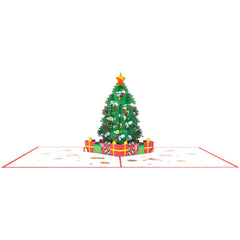 Christmas Pop Up Cards 5"x7" - Beautiful Christmas Tree Design Perfect for Kids & Adults - Christmas Card for the Happy Occasion iOyounow - Ioyounow