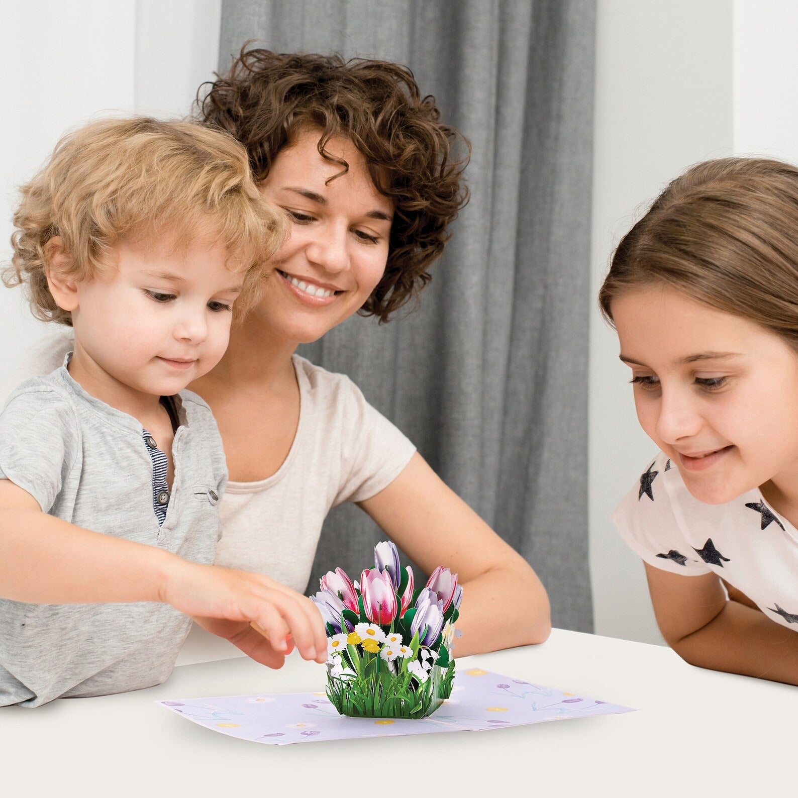 I Love Pop Watercolor Orchid Birthday Pop-Up Card And Sentiment Set For Daughter Black Friday Buy Now | Hots