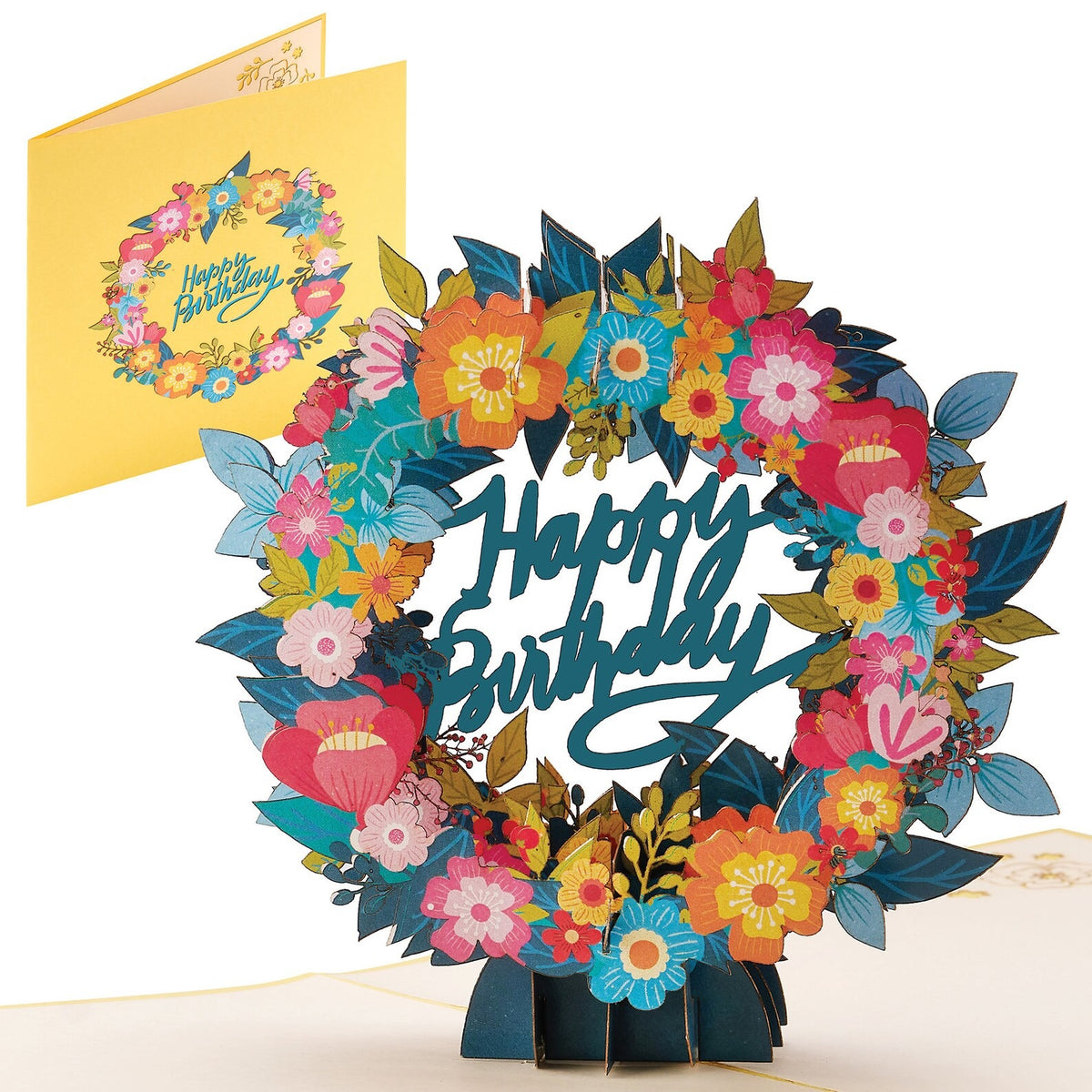 Birthday Flowers Pop Up Card - 5x7 Pop Up Birthday Card, Greetings Card | Happy Birthday Card for Sisters – Gift for Women iOyounow - Ioyounow